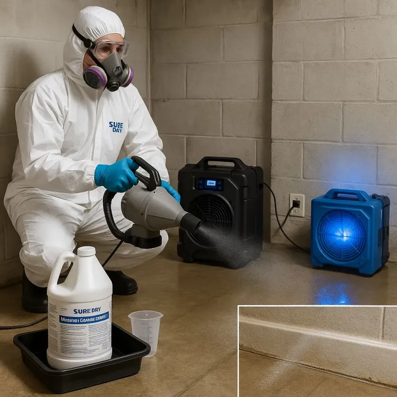 Sanitization and Odor Removal process in West Marion, NC