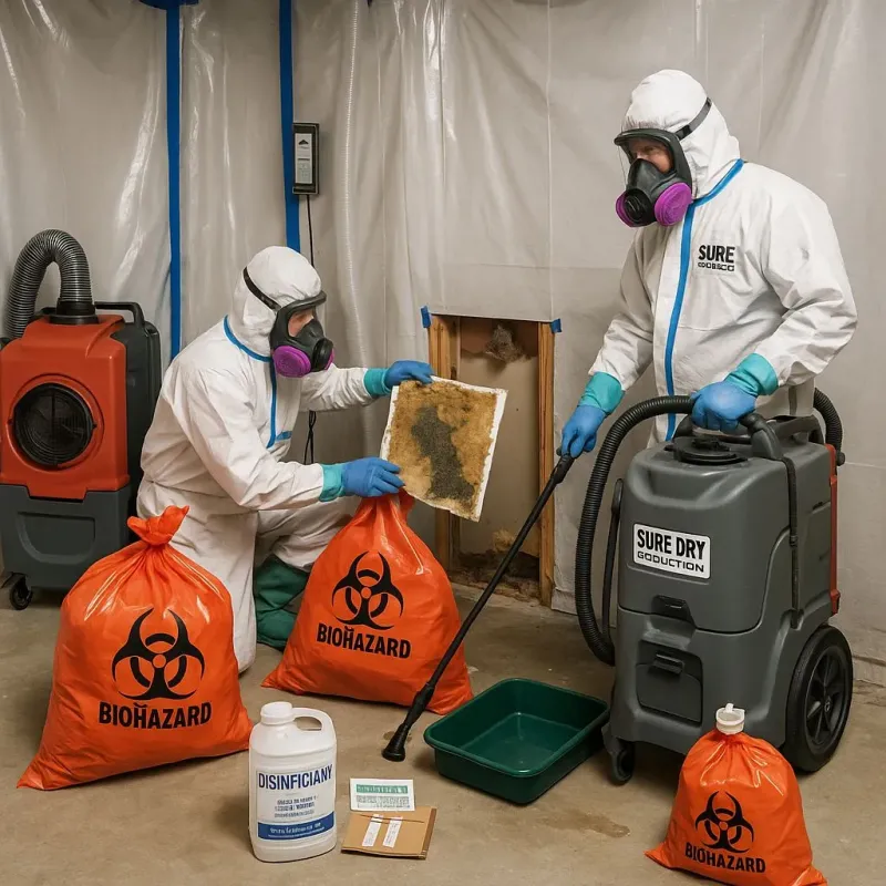 Contaminated Water Handling Protocols process in West Marion, NC