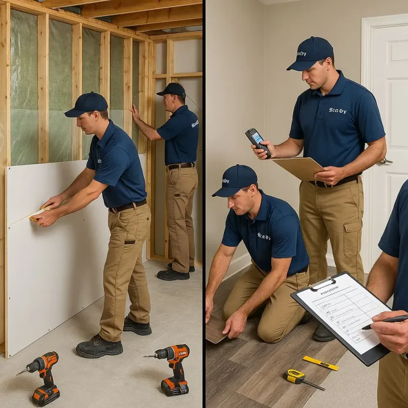Repairs and Reconstruction process in West Marion, NC