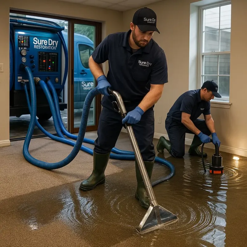 Water Extraction and Removal process in West Marion, NC